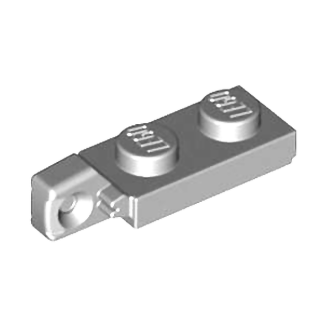 LEGO Hinge Plate 1 x 2 Locking with 1 Finger on End without Bottom Groove, Light Grey [44301b] 6266231