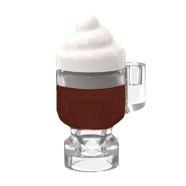 LEGO Minifigure Accessory - Iced Coffee with Cream, Drink [68495pb03] 6514378