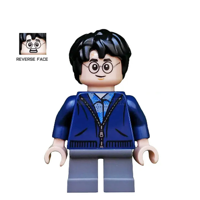 LEGO Minifigure - Harry Potter, Boy, Dark Blue Zip Up (2018) [HARRY POTTER]