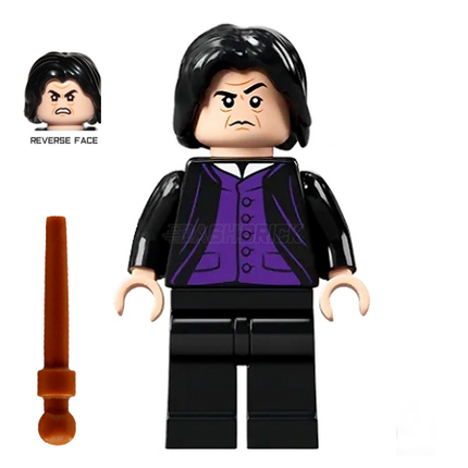 LEGO Minifigure - Professor Severus Snape, Dark Purple Shirt [HARRY POTTER]