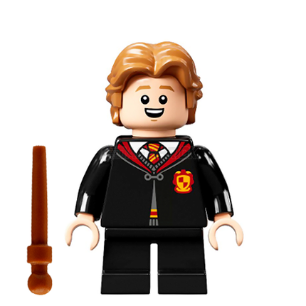 LEGO Minifigure - Colin Creevey - Gryffindor Robe Clasped, Black Short Legs [HARRY POTTER]