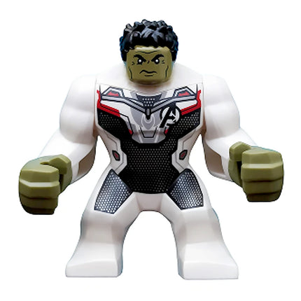 LEGO Minifigure - Hulk - Giant, White Jumpsuit, Avengers Endgame (2019) [MARVEL]