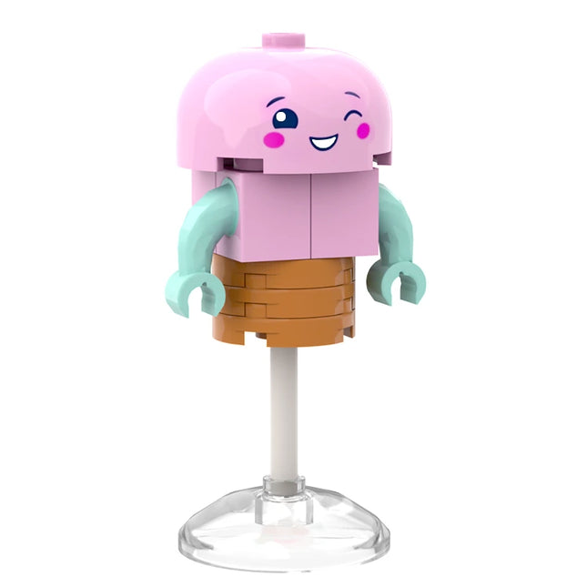 LEGO "Ice-Cream Mascot" - Shop Display [MiniMOC]