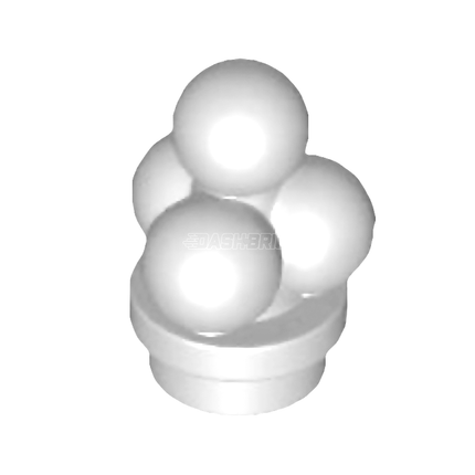 LEGO Minifigure Food - Ice Cream Scoops/Smoke, White [6254] 6458475