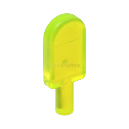 LEGO Minifigure Food - Popsicle/Ice Lolly, Ice-Cream, Trans-Neon Green [30222]