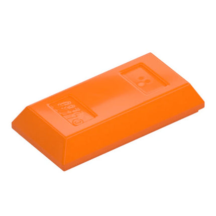 LEGO Tile, Modified 1 x 2, Ingot / Bar, Brick/Wall Feature, Orange [99563] 6149656