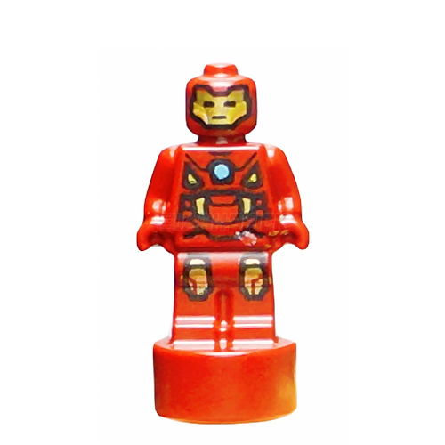 LEGO Minifigure (Micro) - Iron Man Statuette / Trophy, Suit, The Avengers [MARVEL]