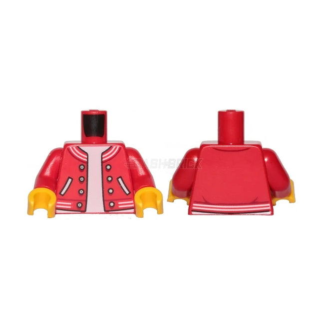 LEGO Minifigure Part - Torso Jacket, Striped Trim, Pockets [973pb3624c01] 6271140
