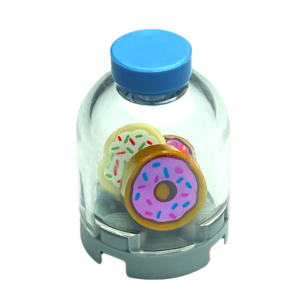LEGO "Donut Jar" - Minifigure Food, Bakery, Sweets [MiniMOC]
