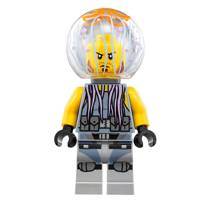 LEGO Minifigure - "Jelly" - Scuba Vest, Dark Red Beard (2017) [NINJAGO]