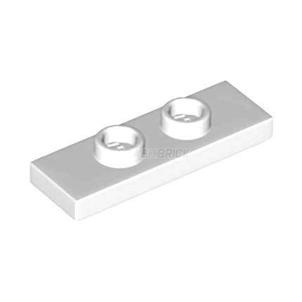 LEGO Plate, Modified 1 x 3 with 2 Studs (Double Jumper), White [34103] 6195371