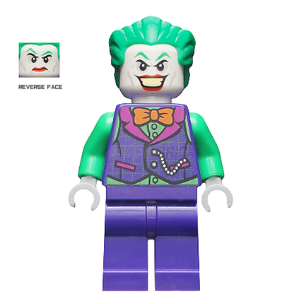 LEGO Minifigure - The Joker - Orange Bow Tie, Green Arms [DC Comics]