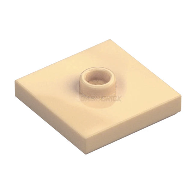 LEGO Plate, Modified 2 x 2, 1 Stud in Center, Tan [87580] 4565387