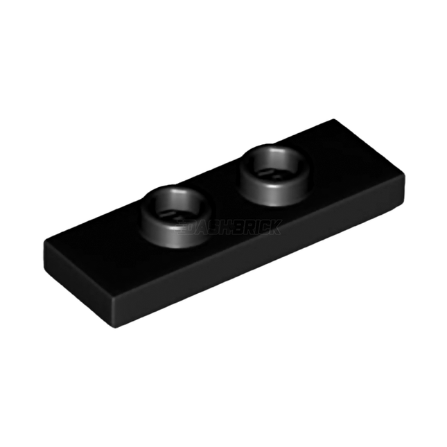 LEGO Plate, Modified 1 x 3 with 2 Studs (Double Jumper), Black [34103] 6199908