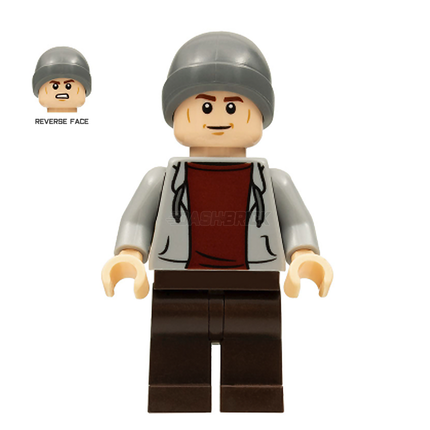 LEGO Minifigure - Male - Market Stall Owner, Hoodie, Beanie [JURASSIC WORLD]