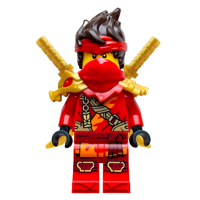 LEGO Minifigure - Kai - Dragons Rising, Tunic with Strap and Charm, Dragon Shoulder Armor (2025) [NINJAGO]