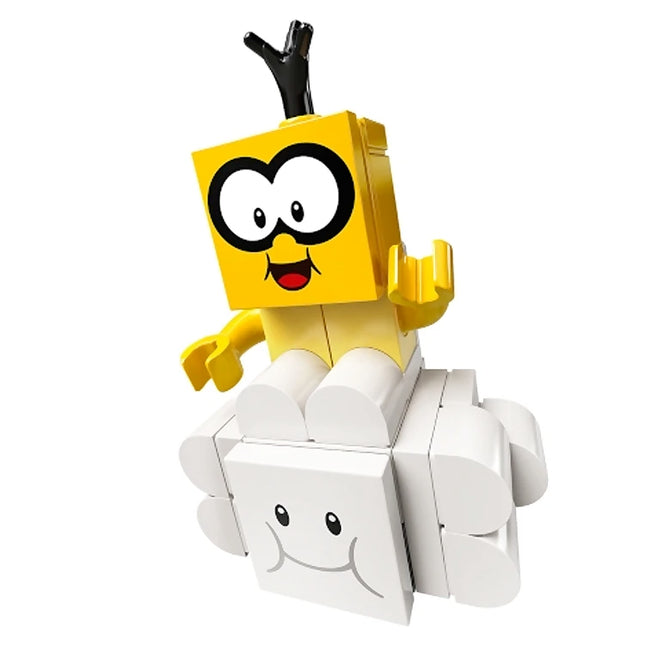 LEGO Minifigure - Lakitu - Sitting on Cloud (2021) [SUPER MARIO]
