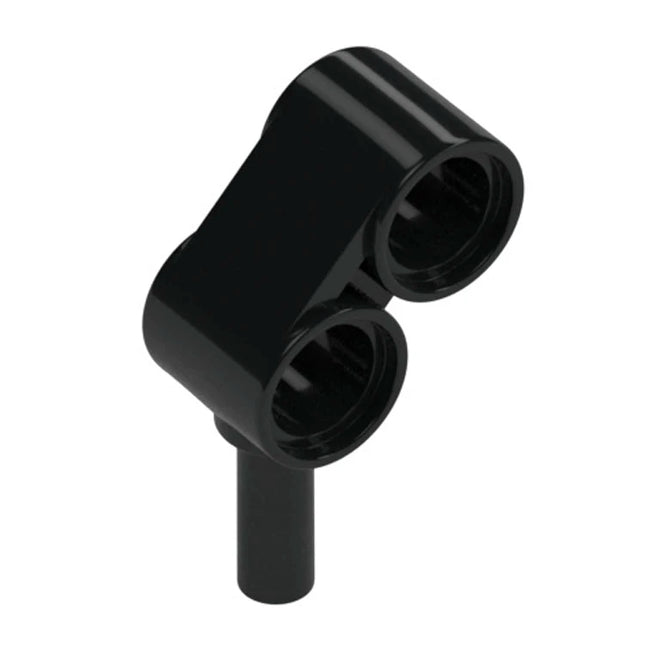 LEGO Technic, Liftarm, Modified Bar Angled 1 x 2, Black [85940] 6173124