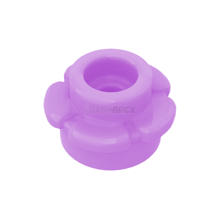 LEGO Plate, Round 1 x 1 with Flower Edge (5 Petals), Lavender [24866] 6214235