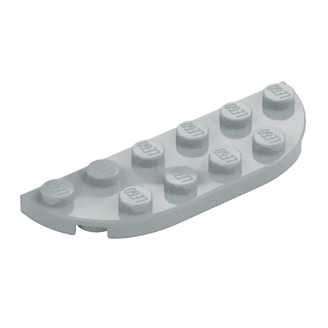 LEGO Plate, Round Corner 2 x 6 Double, Light Grey [18980] 6105964