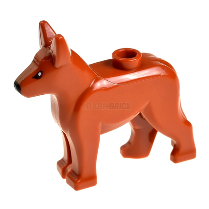 LEGO Minifigure Animal - Dog, Alsatian/German Shepherd, Dark Orange [92586pb02]