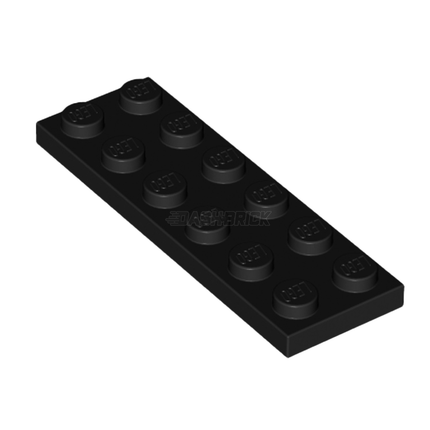 LEGO Plate 2 x 6, Black [3795] 379526