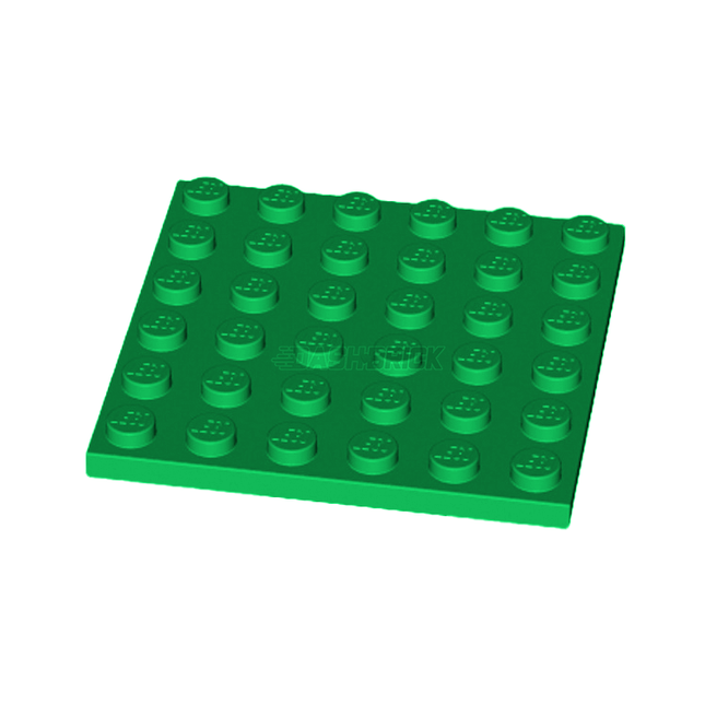 LEGO Plate 6 x 6, Green [3958] 6097194