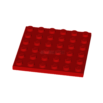 LEGO Plate 6 x 6, Red [3958] 4144302