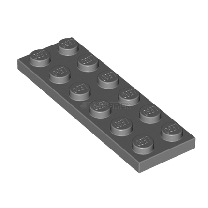 LEGO Plate 2 x 6, Dark Grey [3795]