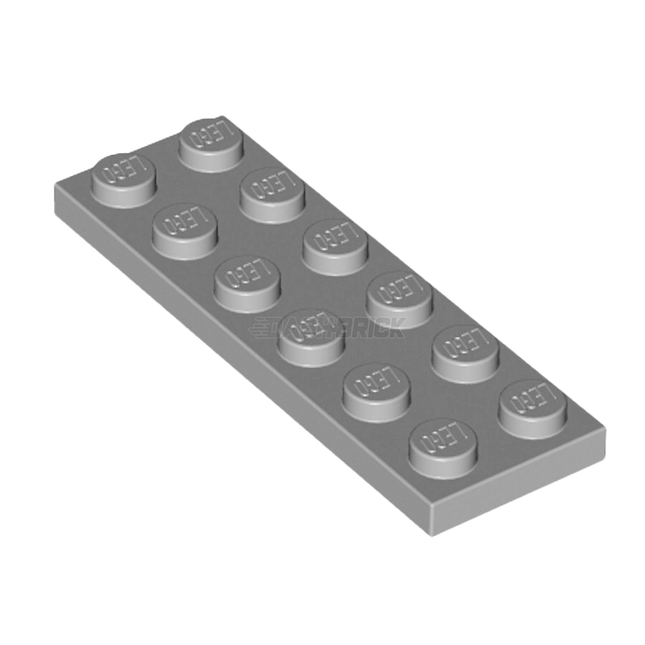 LEGO Plate 2 x 6, Light Grey [3795] 4211452