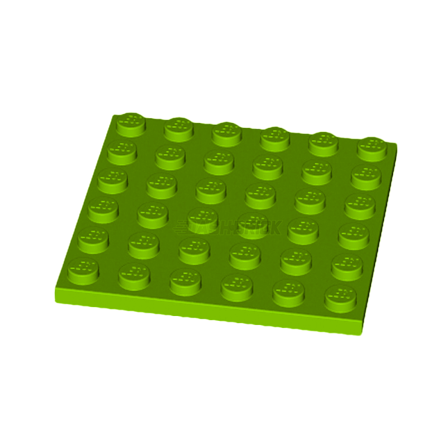 LEGO Plate 6 x 6, Lime Green [3958] 4525858