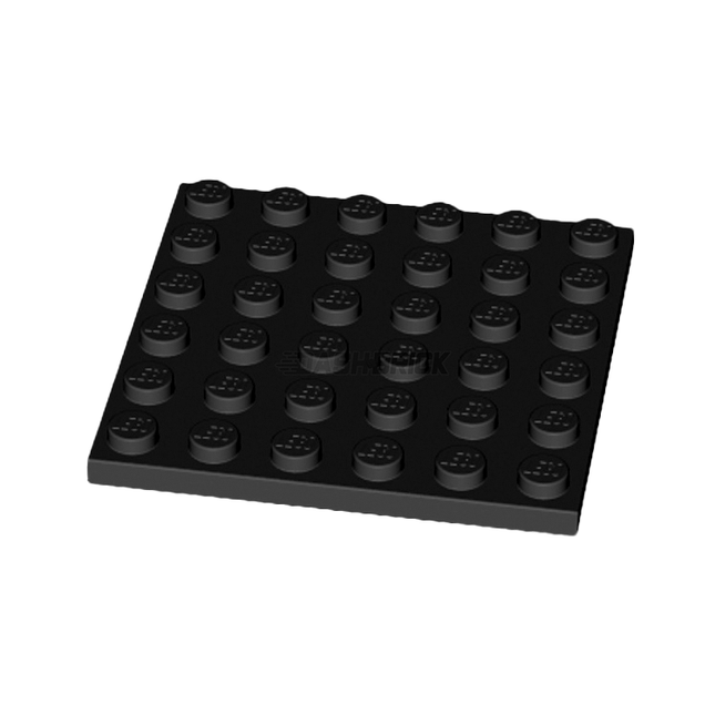 LEGO Plate 6 x 6, Black [3958] 395826