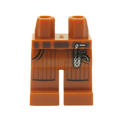 LEGO Minifigure Parts - Hips and Legs, Pockets, Belt, Chain, Dark Orange [970c00pb1074] 6275266