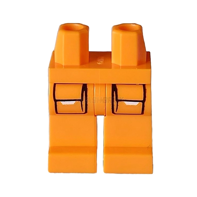 LEGO Minifigure Parts - Hips and Legs, Cargo Pants, Pockets, Orange [970c00pb1512]