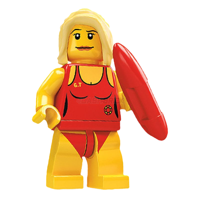 LEGO Collectable Minifigures - Lifeguard (8 of 16) [Series 2]