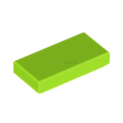 LEGO Tile 1 x 2, Lime Green [3069b]