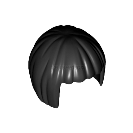 LEGO Minifigure Part - Hair Short, Bob Cut, Black [62711] 6155002