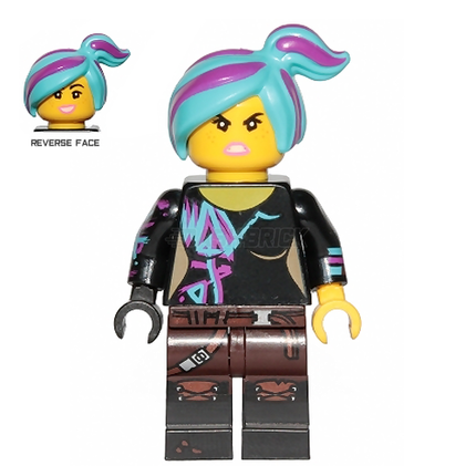 LEGO Minifigure - Lucy Wyldstyle, Sparkle Rinse Lucy [The LEGO Movie]