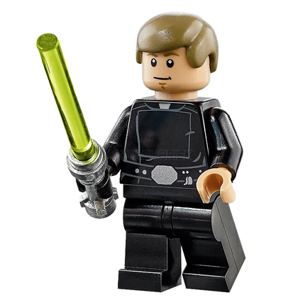 LEGO Minifigure - Luke Skywalker, Jedi Master, Dark Tan Smooth Hair (2015) [STAR WARS]