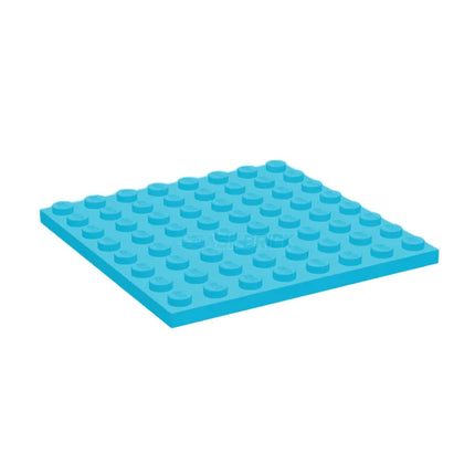 LEGO Plate, 8 x 8, Medium Azure [41539] 6205088