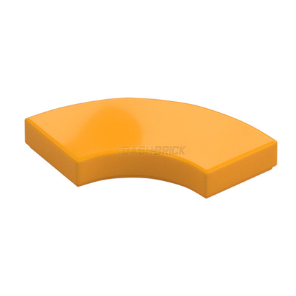 LEGO Tile, Round Corner 2 x 2 Macaroni, Bright Light Orange [27925] 6334203