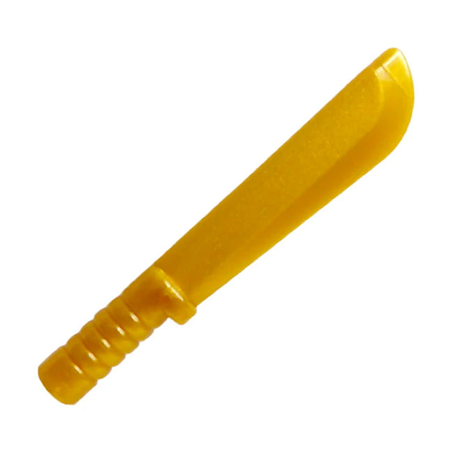 LEGO Minifigure Accessory - Weapon Machete, Knife/Sword, Pearl Gold [29109] 6321757