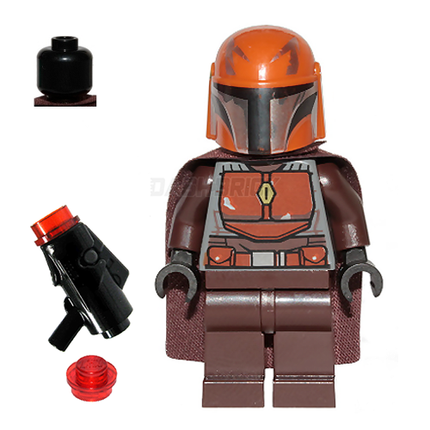 LEGO Minifigure - Mandalorian Tribe Warrior - Orange/Brown [STAR WARS]