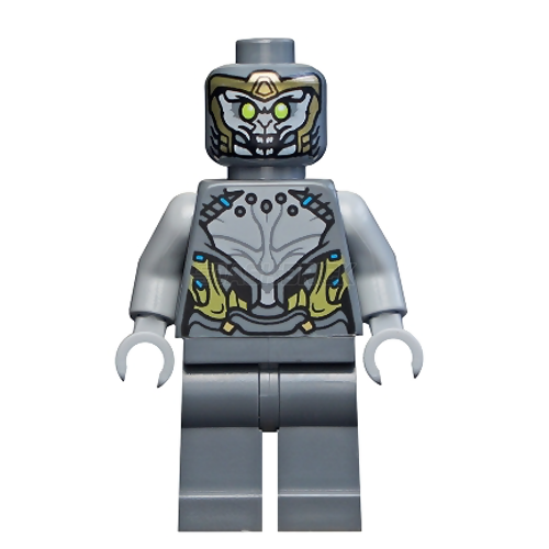 LEGO Minifigure - Chitauri, Dark Bluish Gray, Infinity Saga [MARVEL]