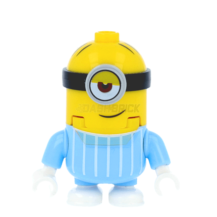 LEGO Minifigure - Minion Stuart - Bright Light Blue Jumpsuit, Minions The Rise Of Gru [MINIONS]