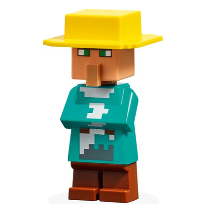 LEGO Minifigure - Snow Villager, Farmer [MINECRAFT]
