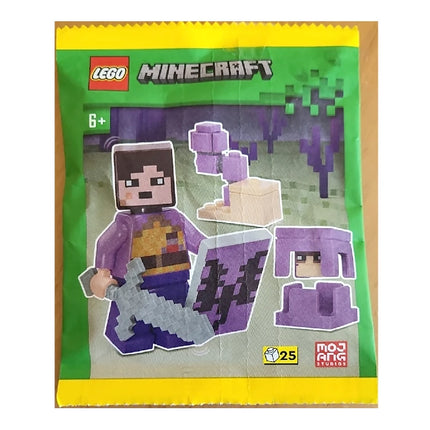 LEGO MINECRAFT: End Warrior with Shulker and Chorus Plant, Paper Bag (2024) [662413]