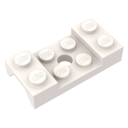 LEGO Vehicle, Mudguard 2 x 4 with Arch Studded with Hole, White [60212] 4600181