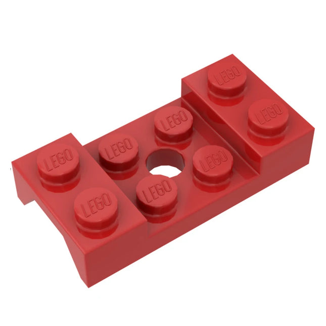 LEGO Vehicle, Mudguard 2 x 4 with Arch Studded with Hole, Red [60212] 4600176