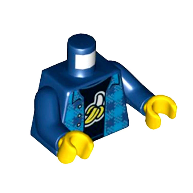 LEGO Minifigure Part - Torso, Flannel Shirt, Peeled Banana [973pb3774c01] 6275889